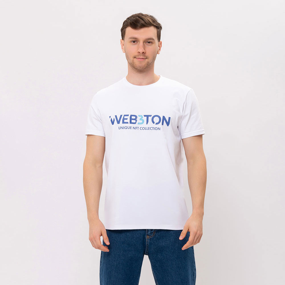 White T-shirt with WEB3TON logo